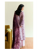 3-PC Unstitched Embroidered Lawn Coco By Zara Shahjahan | QUINCE-D5